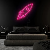 "Rakete" LED Neonschild Sign - NEONEVERGLOW