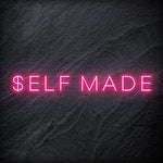 "Self Made" LED Neon Schriftzug Sign - NEONEVERGLOW