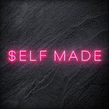 "Self Made" LED Neon Schriftzug Sign - NEONEVERGLOW