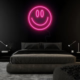 "Smile Lächeln" LED Neonschild Sign Schriftzug - NEONEVERGLOW