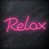 "Relax" LED Neon Sign Schriftzug - NEONEVERGLOW