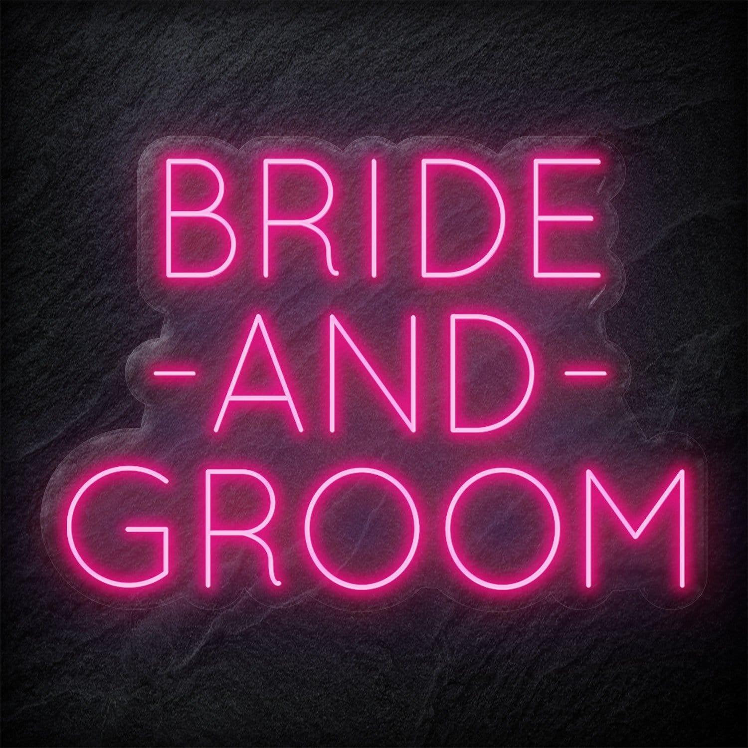 "Bride and Groom" LED Neon Schriftzug - NEONEVERGLOW