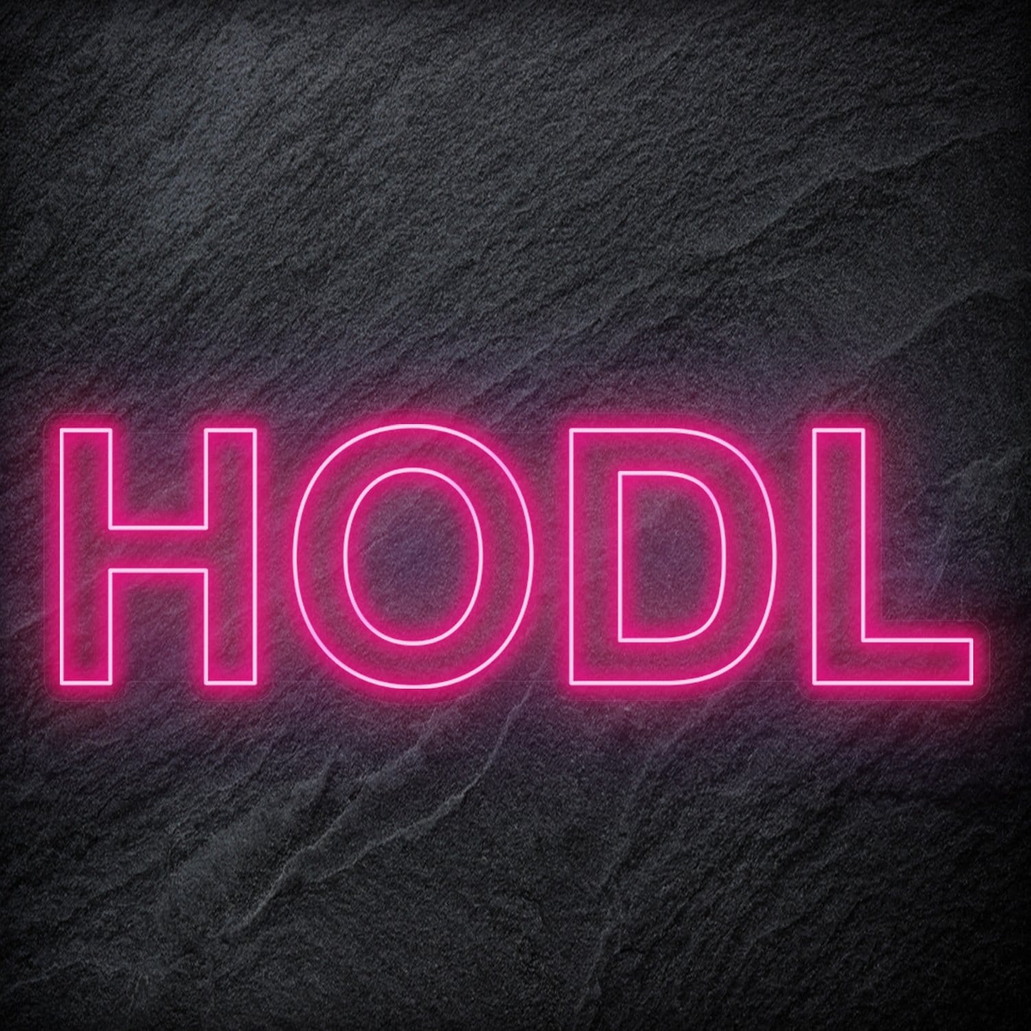 "HODL" LED Neon Schriftzug - NEONEVERGLOW