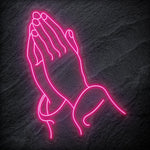 " Glaube Hoffnung Beten " LED Neonschild Sign - NEONEVERGLOW