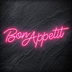 "Bon Appetit" LED Neon Schriftzug - NEONEVERGLOW