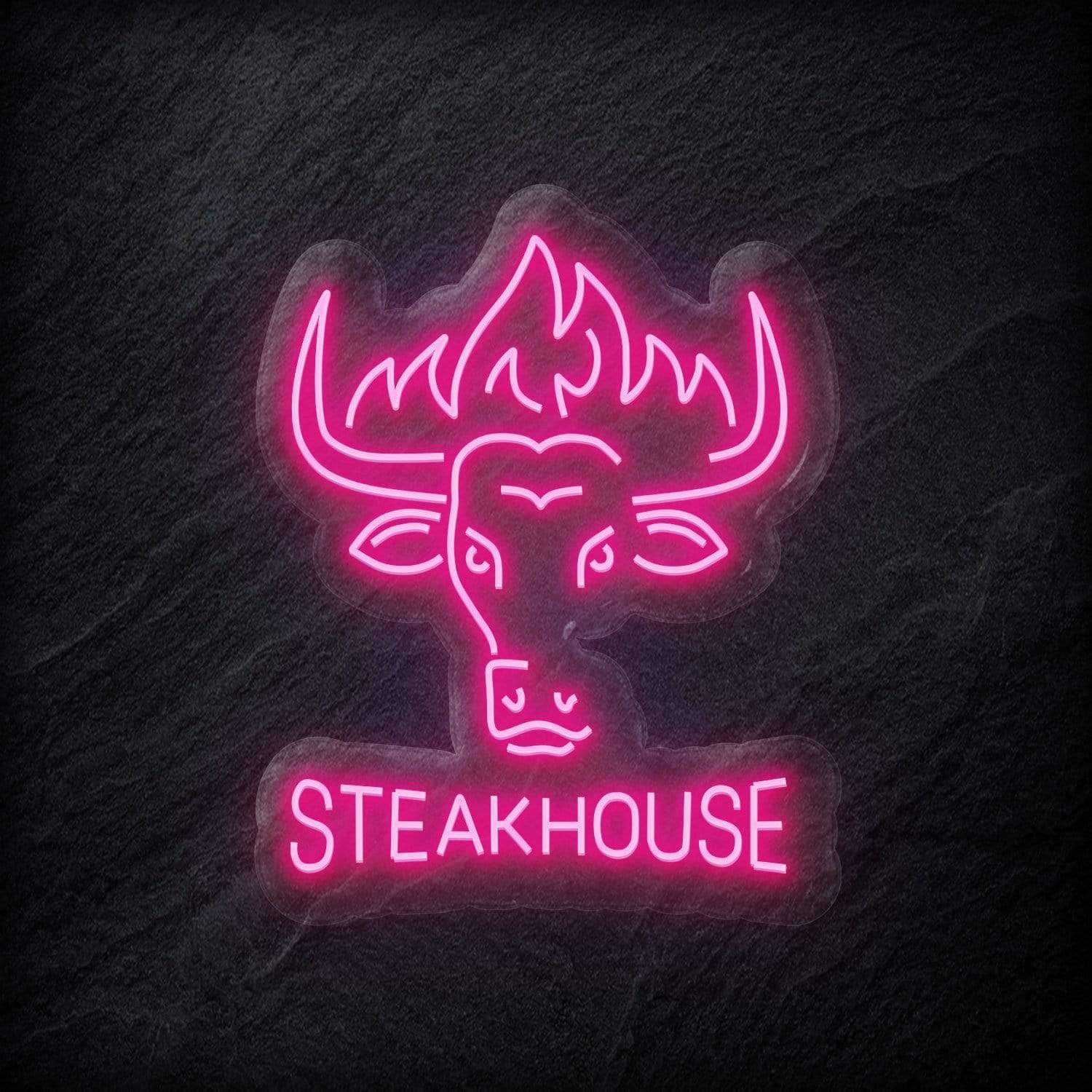 "Steakhouse Restaurant" LED Neon Schild - NEONEVERGLOW
