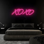 " Xo Xo" LED Neonschild Sign Schriftzug - NEONEVERGLOW