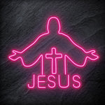 " Jesus " LED Neonschild Schriftzug Sign - NEONEVERGLOW