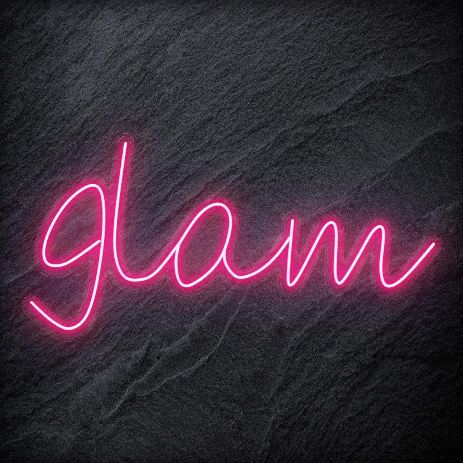 "Glam" LED Neon Schriftzug Sign - NEONEVERGLOW