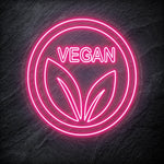 " Vegan" LED Neonschild - NEONEVERGLOW