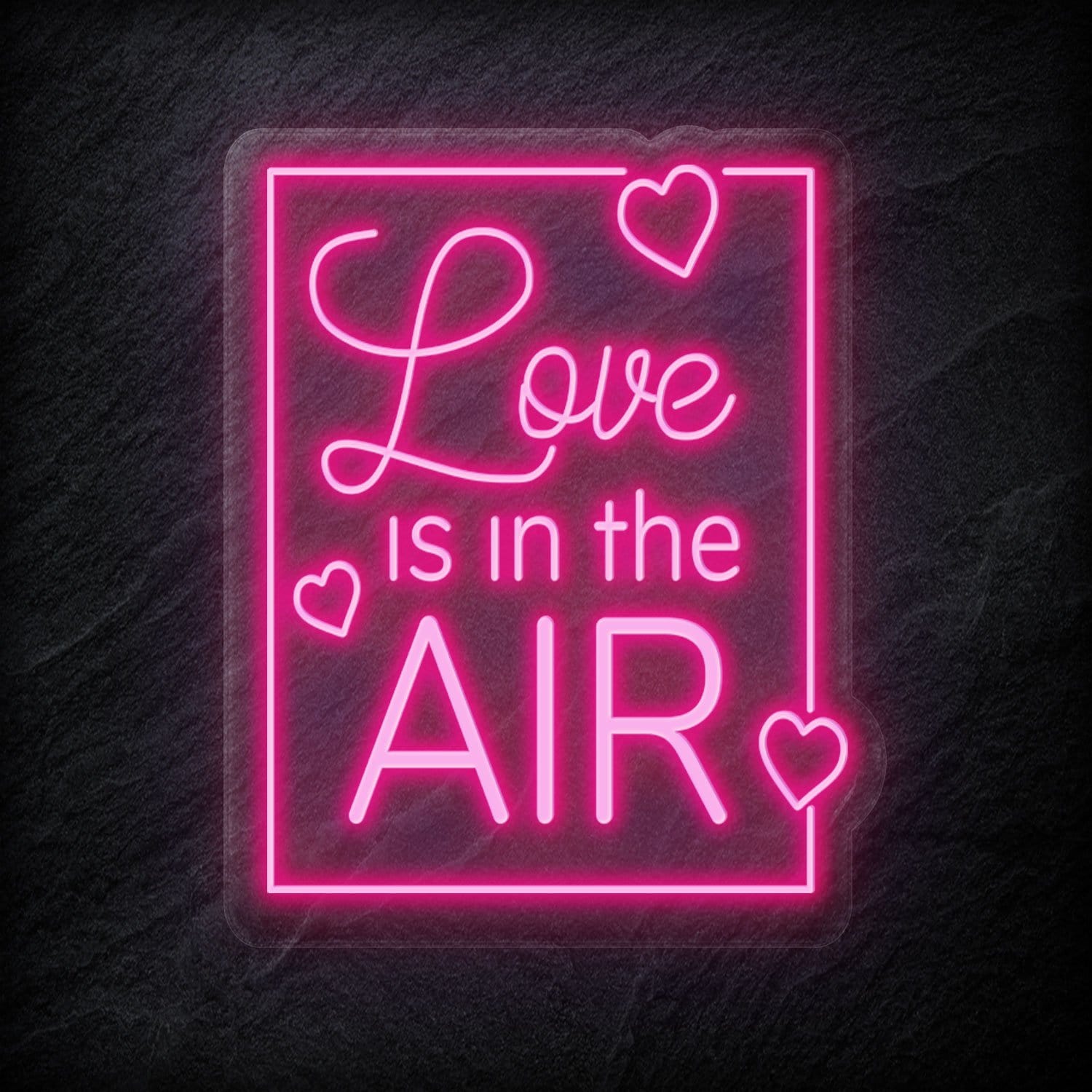 "Love Is in The Air" LED Neonschild - NEONEVERGLOW