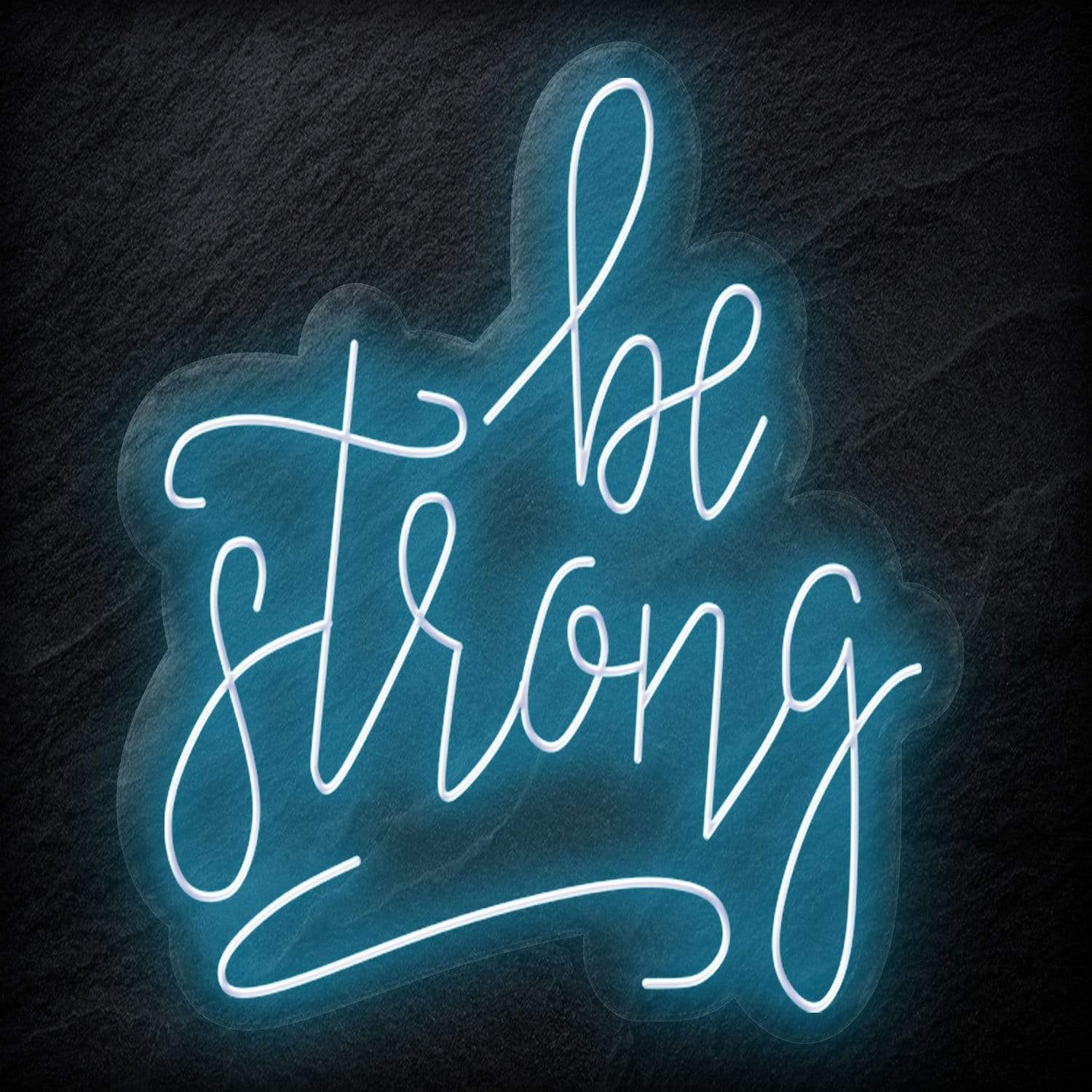 "Be Strong" LED Neon Schriftzug - NEONEVERGLOW