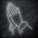 " Glaube Hoffnung Beten " LED Neonschild Sign - NEONEVERGLOW