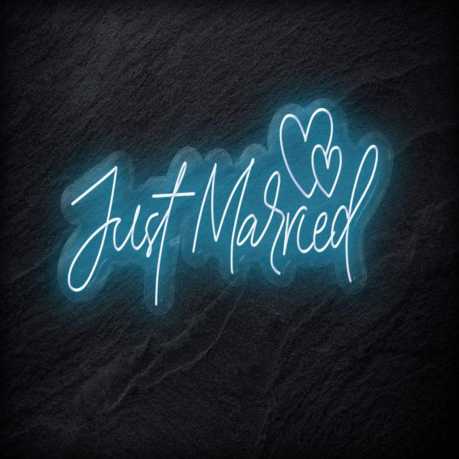 "Just Married" LED Neonschild - NEONEVERGLOW