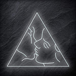 "Kiss" LED Neonschild Schriftzug - NEONEVERGLOW