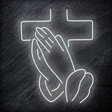 "Pray" LED Neonschild Sign Schriftzug - NEONEVERGLOW