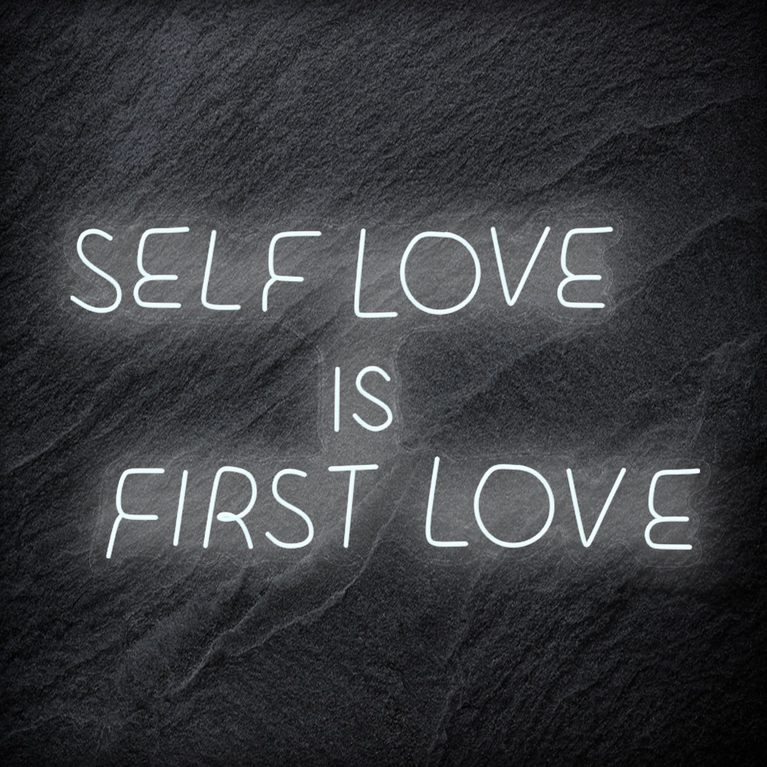 "Self Love is First Love" LED Neon Schriftzug Sign - NEONEVERGLOW