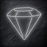 " Diamant " LED Neonschild Schriftzug Sign - NEONEVERGLOW