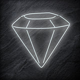 " Diamant " LED Neonschild Schriftzug Sign - NEONEVERGLOW