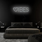 "Herz Vibes" LED Neonschild Sign - NEONEVERGLOW