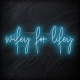"Wifey for Lifey" LED Neon Schriftzug - NEONEVERGLOW
