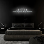 "Herz Puls" LED Neonschild Sign - NEONEVERGLOW