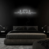 "Herz Puls" LED Neonschild Sign - NEONEVERGLOW