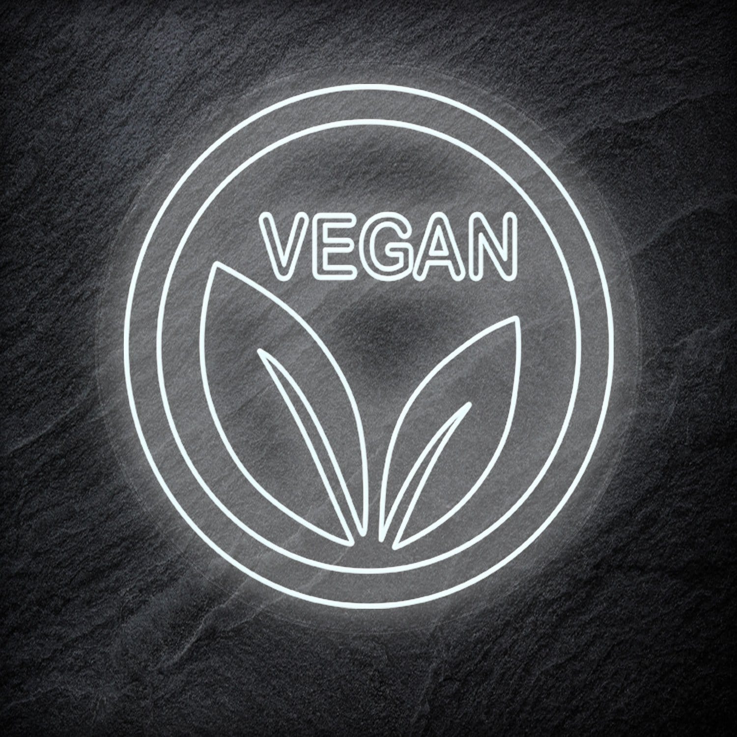 " Vegan" LED Neonschild - NEONEVERGLOW