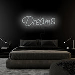 "Dreams" LED Neon Sign Schriftzug - NEONEVERGLOW