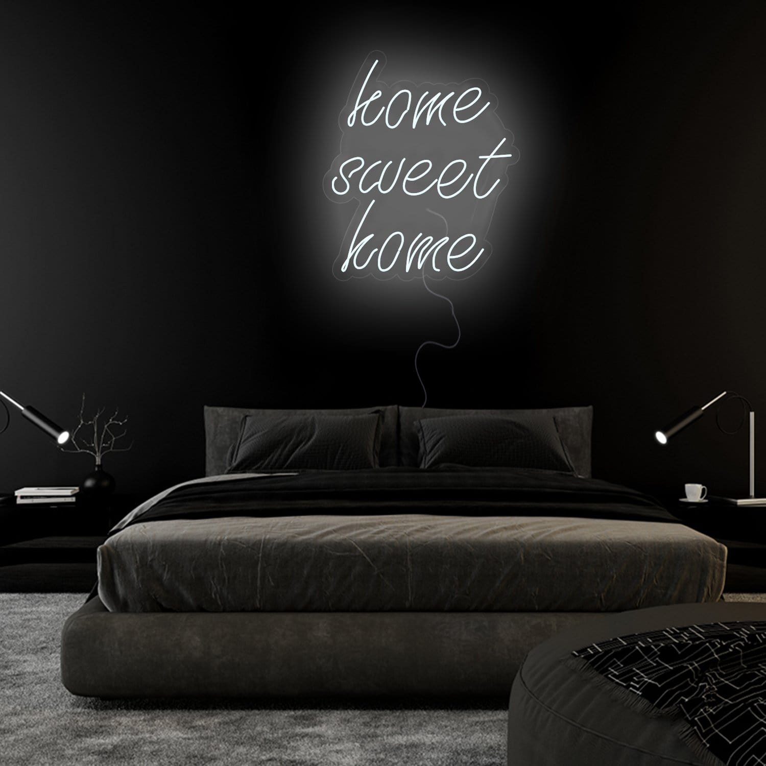 "Home Sweet Home" LED Neon Sign Schriftzug - NEONEVERGLOW