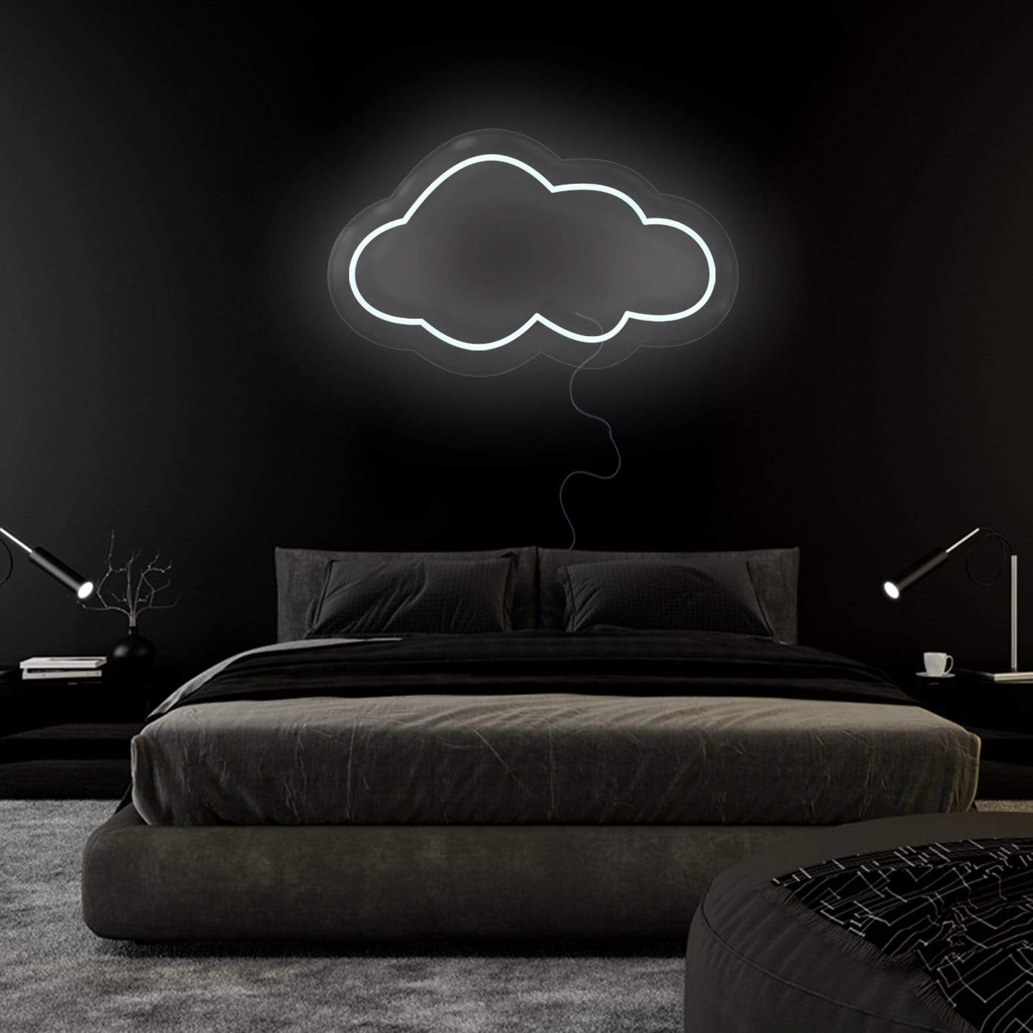 "Wolke" LED Neonschild Sign - NEONEVERGLOW
