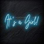 "Its a Girl" LED Neon Sign Schriftzug - NEONEVERGLOW