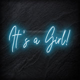 "Its a Girl" LED Neon Sign Schriftzug - NEONEVERGLOW