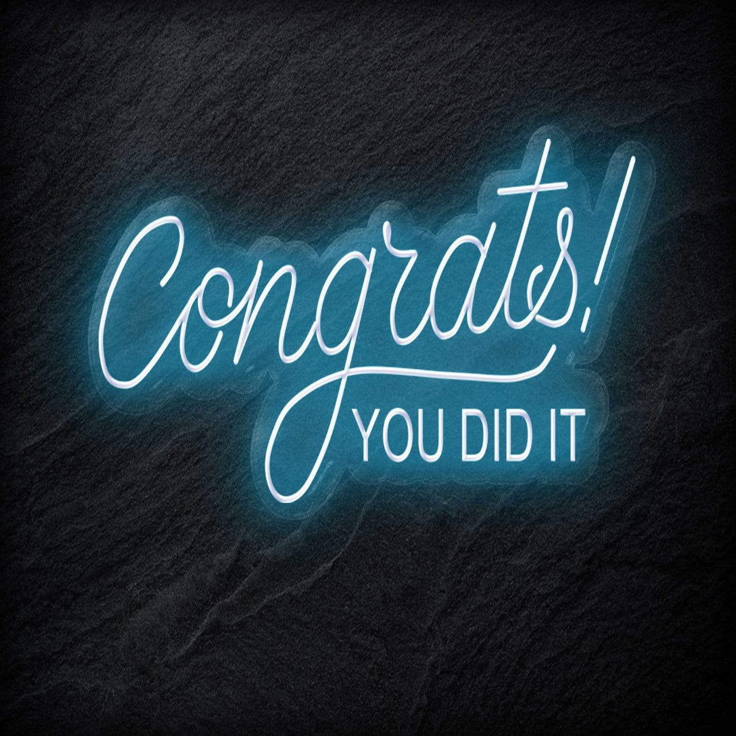 "Congrats" LED Neon Schriftzug - NEONEVERGLOW