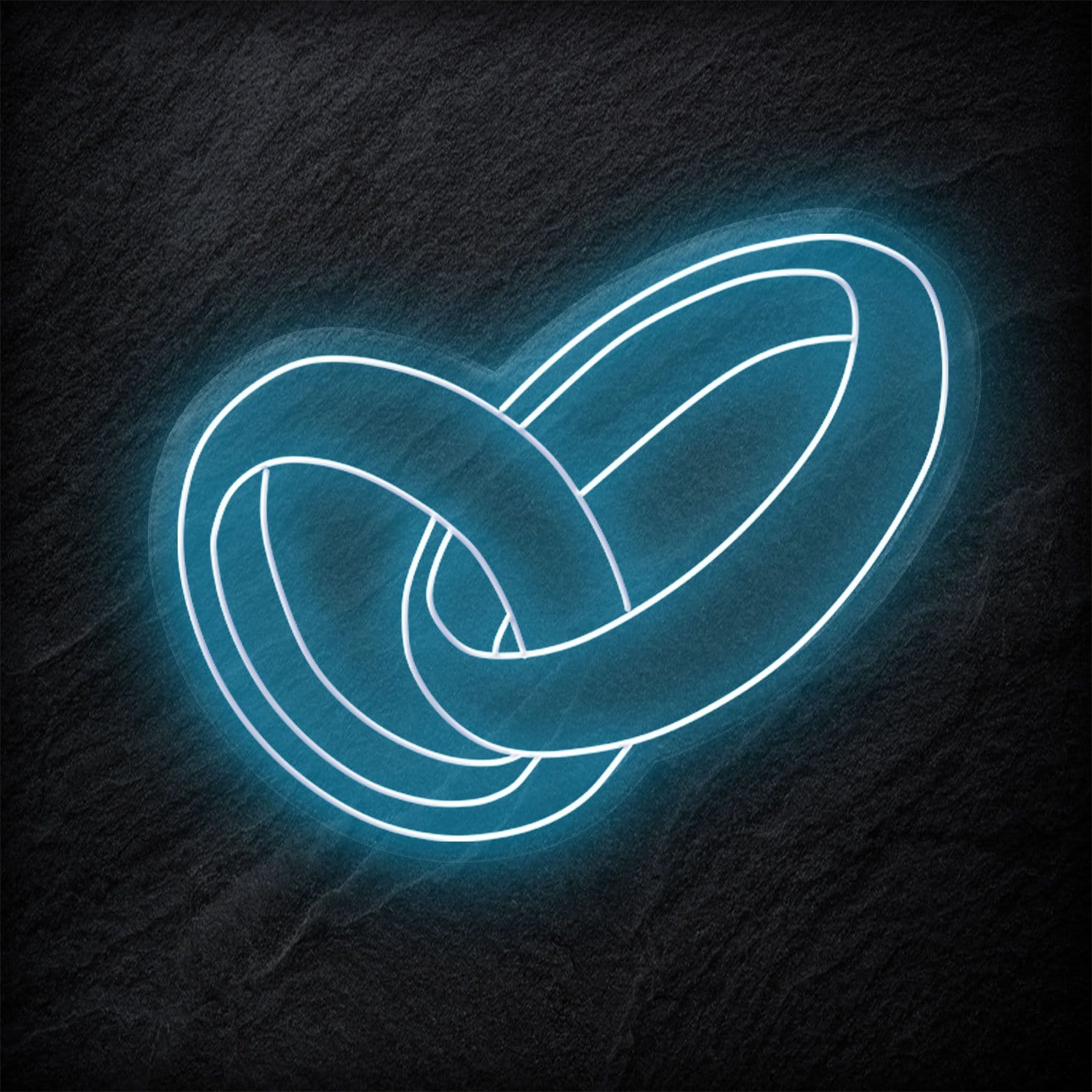 "Ringe Hochzeit" LED Neon Schild - NEONEVERGLOW
