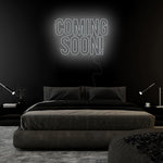 "Coming Soon" LED Neon Sign Schriftzug - NEONEVERGLOW