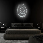 "Hände Liebe "LED  Neonschild Sign - NEONEVERGLOW