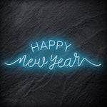 "Happy New Year" LED Neonschild - NEONEVERGLOW