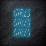 "GirlsGirlsGirls" LED Neonschild - NEONEVERGLOW