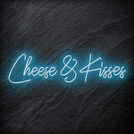 " Cheese & Kisses" LED Neon Schriftzug - NEONEVERGLOW