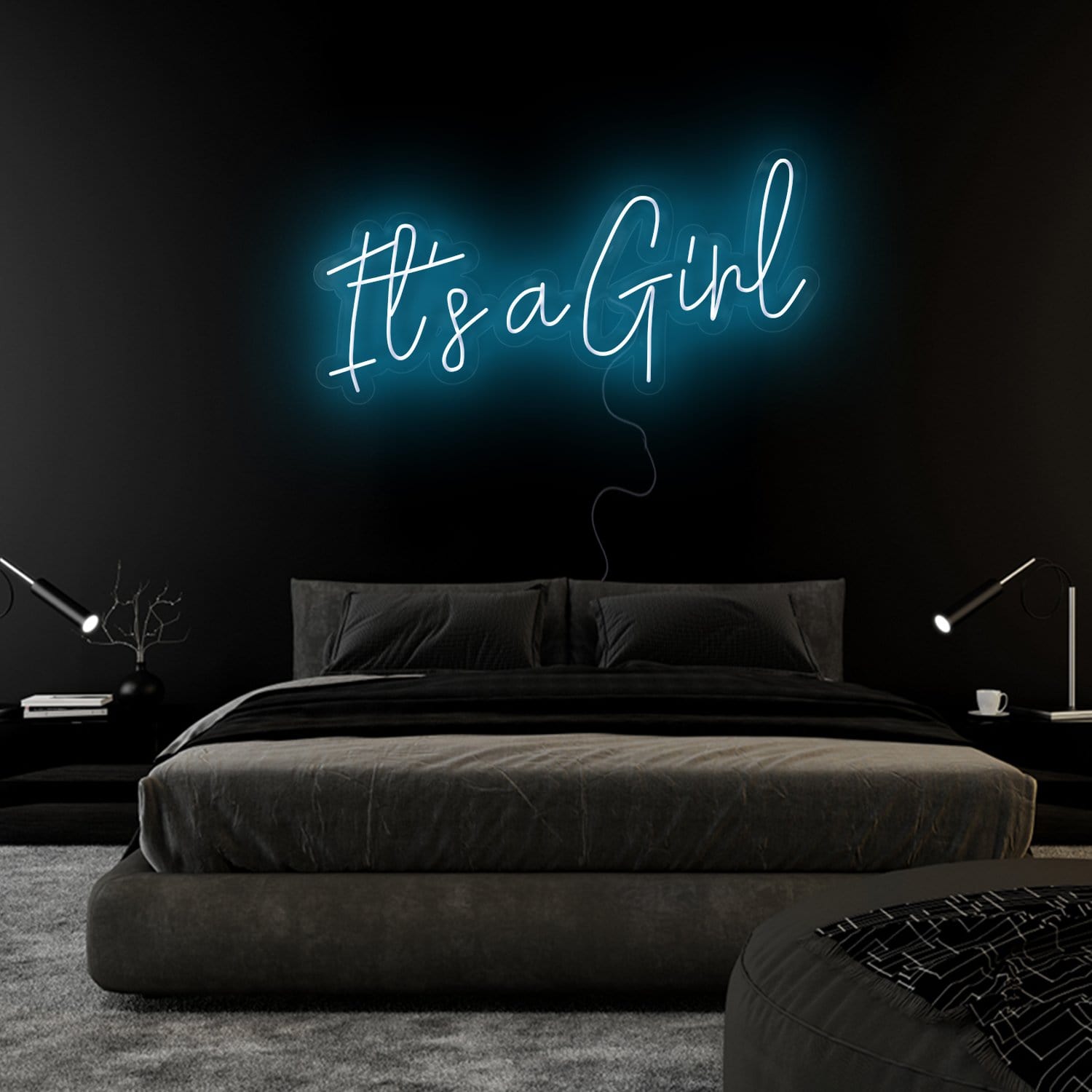 It´s a Girl LED Neonschild Sign Schriftzug - NEONEVERGLOW