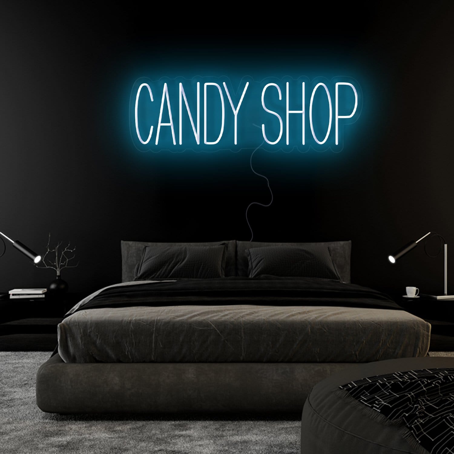 "Candy Shop" LED Neon Sign Schriftzug - NEONEVERGLOW