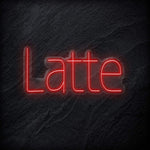 "Latte Coffee" LED  Neon Schriftzug - NEONEVERGLOW