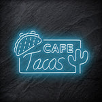 "Cafe Tacos" LED Neonschild - NEONEVERGLOW