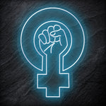 " Hoffnung Glaube" LED Neonschild - NEONEVERGLOW