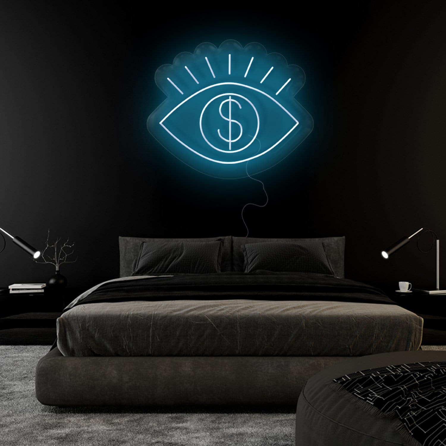 "Augen" LED Neonschild Sign - NEONEVERGLOW