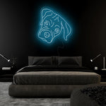 "Bulldogge" LED Neonschild Sign - NEONEVERGLOW