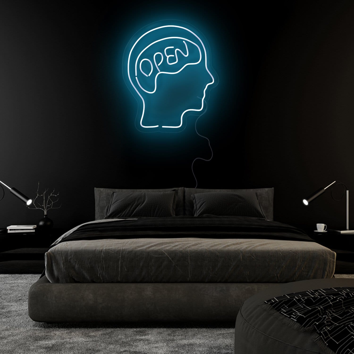 "Open" LED Neonschild Sign Schriftzug - NEONEVERGLOW