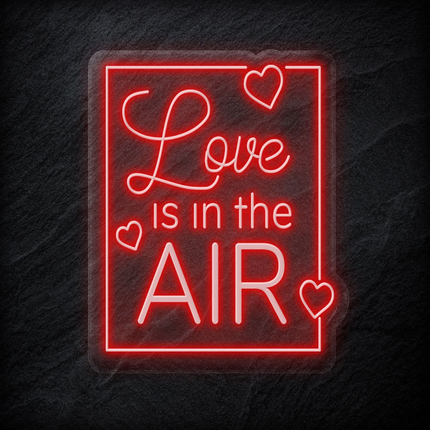 "Love Is in The Air" LED Neonschild - NEONEVERGLOW