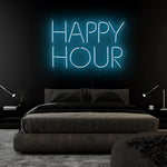 "Happy Hour" LED Neonschild Sign Schriftzug - NEONEVERGLOW